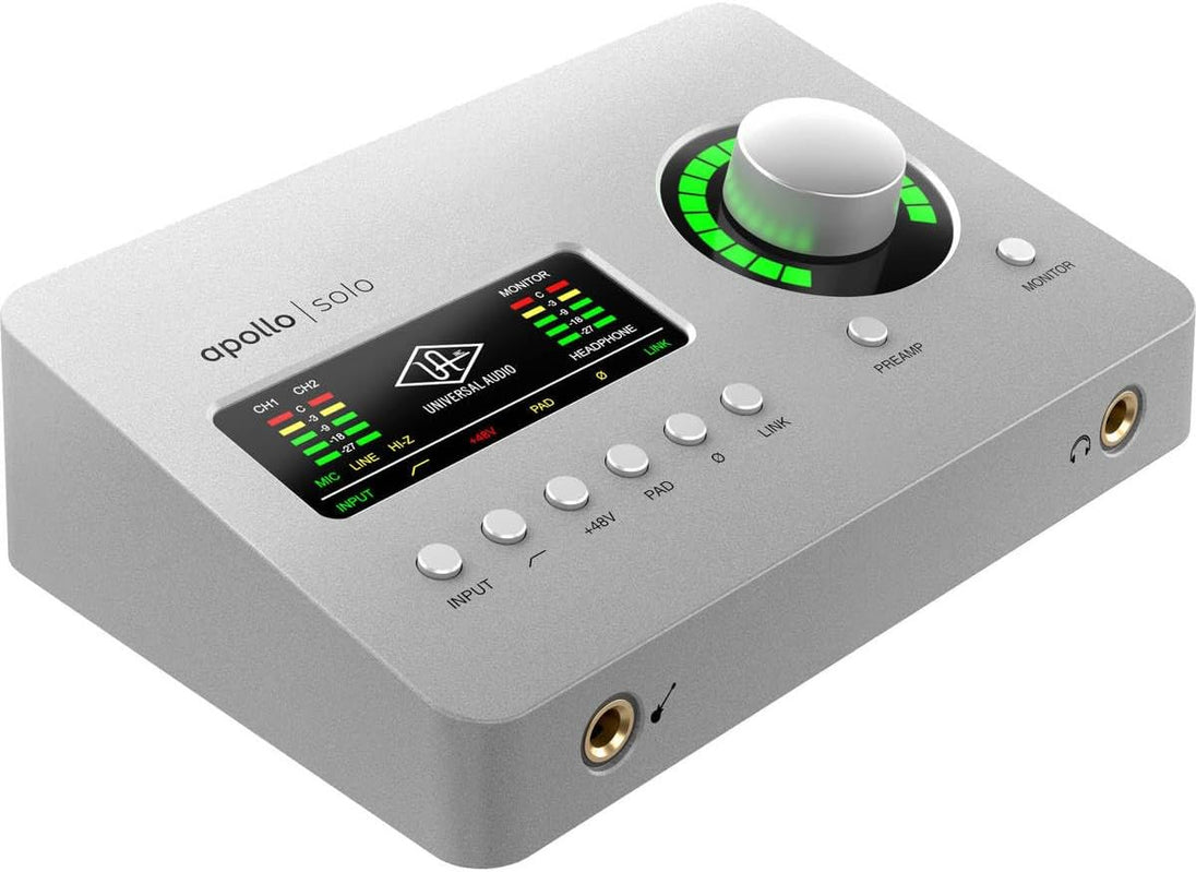 Universal Audio APLS-HE Apollo Solo Recording Interface. Heritage Edit
