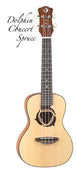 Luna Ukelele Dolphin Concert Spruce Top, Ukelele DPN SPR