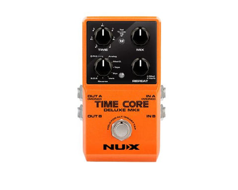 NUX Time Core Deluxe Multi Delay Pedal, MKII (OPEN BOX)