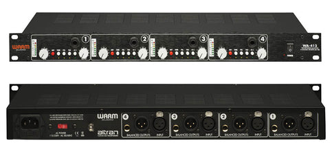 Warm Audio WA-412 4-Channel Mic Preamp with DI
