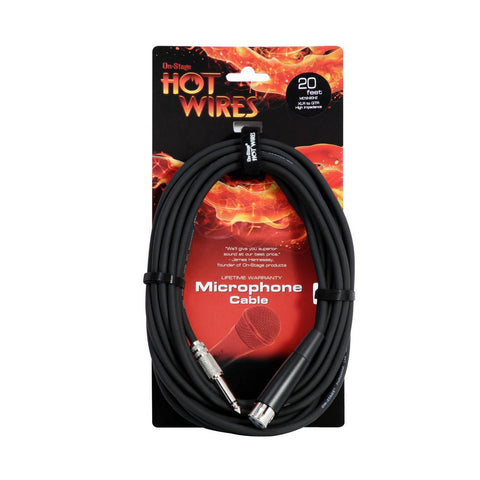 Hotwire MC12-20B Hot Wires 20ft. Microphone Cable XLR-XLR