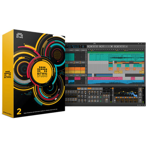 Bitwig Studio Music Production and Performance Multi-track Recording Software Version 2+upgrade to 3