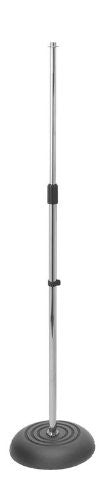 On Stage Stands MS7201B Round Base Microphone Stand, in Black