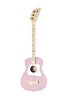 Loog 3 String Pro Acoustic Guitar and Accompanying App for Children, Teens and Beginners – Pink