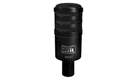 PR-781 PR781 Orginal Heil Sound Black ProLine Performance Studio Microphone - Dynamic Desk Microphone for Elite Tranceivers and Podcasting - Original Heil Sound