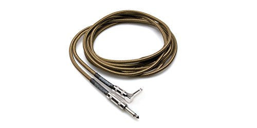 HOSA GTR-518R 18 Foot Traditional Guitar Cable with Tweed Jacket