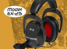 Direct Sound EX-25 Extreme Isolation Headphones, Black (Refurb)