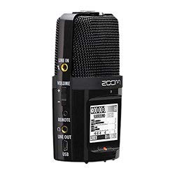 Zoom H2n Stereo/Surround-Sound Portable Recorder, 5 Built-In Microphones, X/Y, Mid-Side, Surround Sound, Ambisonics Mode, Records to SD Card, For Recording Music, Audio for Video, and Interviews