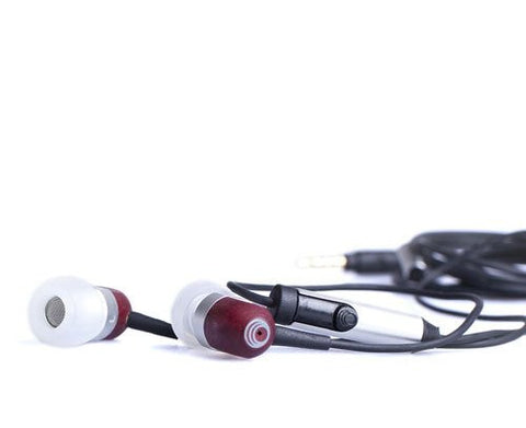 Thinksound ts02+mic Wooden Headphones with Microphone (silver cherry)