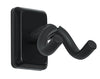 Gator Frameworks GFW-UKE-HNGRBLK Wall Mounted Ukulele/Mandolin Hanger with Mounting Plate, Black