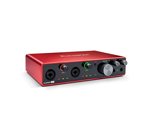 Focusrite Scarlett 8i6 8x6 USB Audio Interface 3rd Gen Manufacturer B-Stock (Renewed)