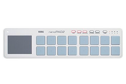 Korg nanoPAD2 Slim-Line USB MIDI Pads - White