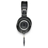 Audio-Technica ATH-M50x Professional Studio Monitor Headphones Black Case Headphones Accessories Bundle