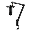 Blue Yeticaster Professional Broadcast Bundle with Yeti USB Microphone, Radius III Shockmount, and Compass Boom Arm – BLACKOUT