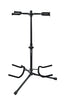 Gator Frameworks Adjustable Double Guitar Stand Holds Two Electric or Acoustic Guitars (GFW-GTR-2000)