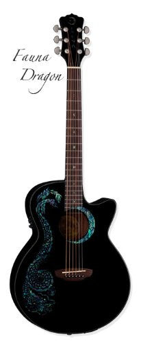 Luna Fauna Dragon Acoustic, FAU DRA BLK