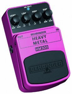 Behringer HEAVY METAL HM300 Heavy Metal Distortion Effects Pedal