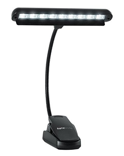 Gator Cases GFW-MUS-LED Frameworks Clip-On LED Music Lamp with Adjustable Neck