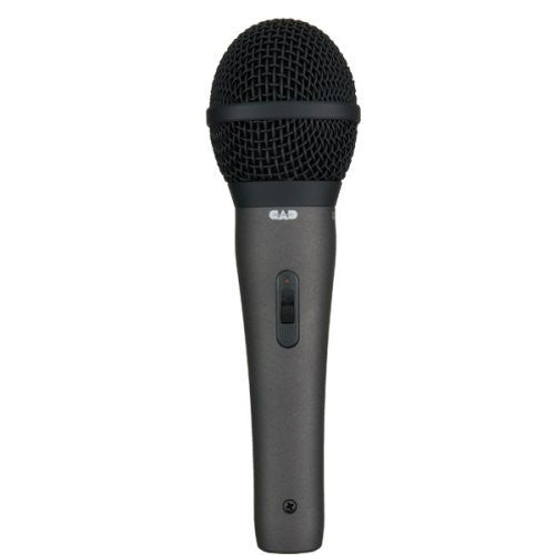 CAD CAD22A Supercardioid Dynamic Microphone with on/off Switch - with 15' XLR-M to XLR-F Cable