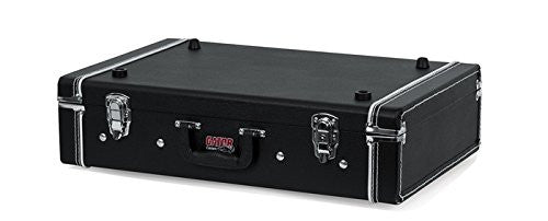 Gig-Box Jr. All-In-One Pedal Board and 3x Guitar Stand Combo Case with Classic Wooden Case and 21.5" x 15" Pedal Board Surface w/ G-BUS-8 Power Supply w/ (8) 9V & (3) 18V Outputs & Cables