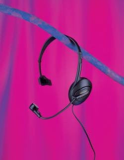 Audio-Technica ATH-COM1 Monophone/Dynamic Boom Microphone Combination Headset (Refurb)