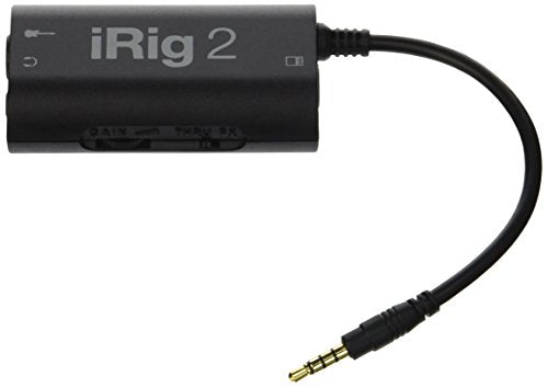 IK Multimedia iRig 2 guitar interface adaptor for iPhone, iPod touch, iPad, Mac and Android
