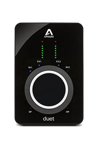 NEW Apogee Duet 3 - 2 Channel USB Audio Interface for Recording Mics, Guitars, Keyboards on MAC and PC - Great for Recording, Streaming, and Podcasting