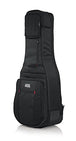 Gator G-PG-ACOUELECT Pro-Go Series Double Guitar Bag for Acoustic and Electric Guitar with Micro Fleece Interior and Removable Backpack Straps