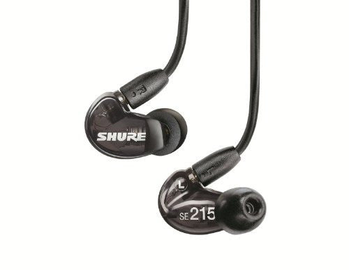 Shure SE215-K Live Sound Isolating Earphones, Black