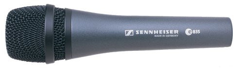 Sennheiser E 835 Dynamic Vocal Microphone Stand Cable Pouch Bundle
