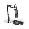 Audio-Technica AT2020USB+PK Vocal Microphone Pack for Streaming/Podcasting