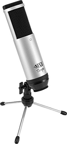MXL Mics Condenser Microphone, Silver/Black (MXLTEMPOSK)