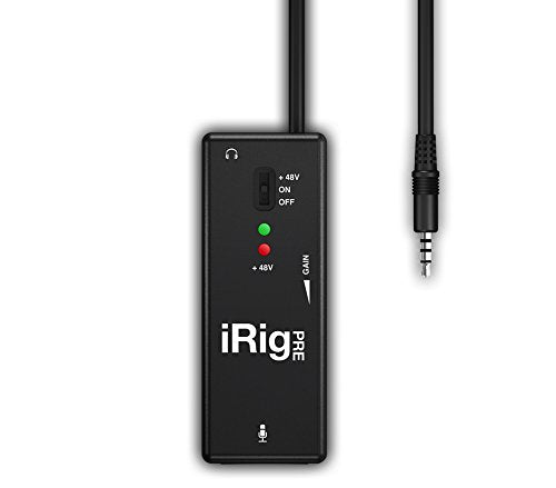 IK Multimedia iRig Pre microphone preamp for smartphones and tablets (Refurb)