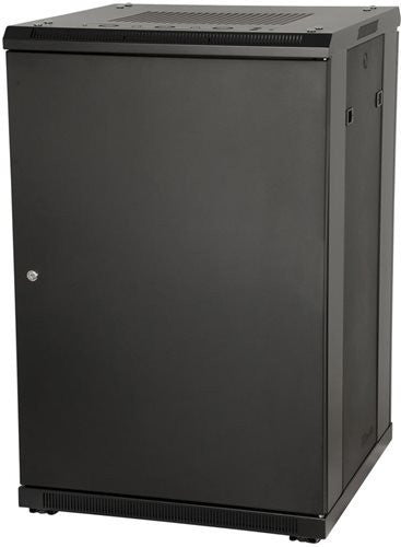 Gator GRW3027509 Gator Rackworks Floor Standing Rack; 27U, 23" Deep; Steel Back Door; Vented Glass Front Door