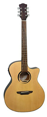 Luna WABI SABI Grand Concert Solid Top Acoustic/Electric Guitar