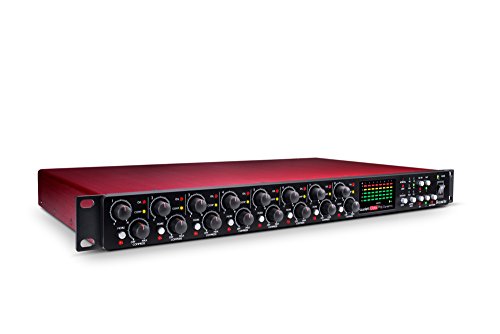 Focusrite Scarlett OctoPre Dynamic 8-Channel Mic Pre Expansion with Analog Compression, 8 In/8 Out(Refurb)