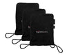 Gator Frameworks Soft Velvet Carry Bag for Studio Microphones Protects from Dust, Dirt, Scratches - 3 Pack (GFW-MICPOUCH-3PK)