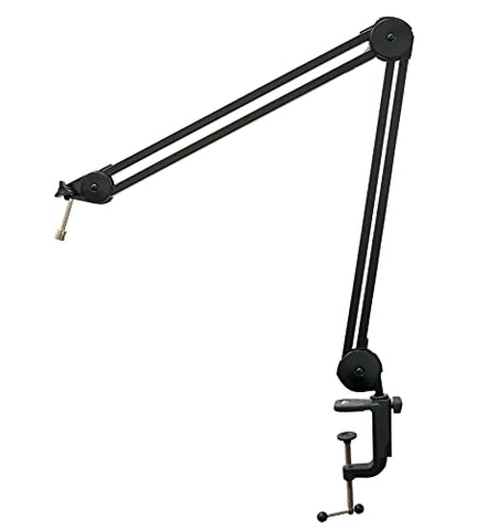 512 Audio Boom Arm for Podcasting, Broadcasting, Streaming and Recording, Black (512-BBA)