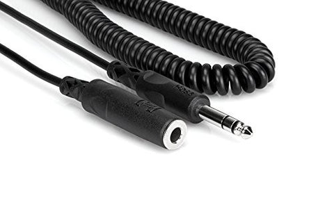 Hosa Coiled Headphone Extension Cable - 25 Foot