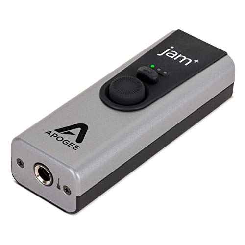 Apogee  Jam Plus - Portable USB Audio Streaming Interface for Guitars, Bass, Keyboards  and Instruments , Works with iOS, MAC OS and Windows PC, Made in USA