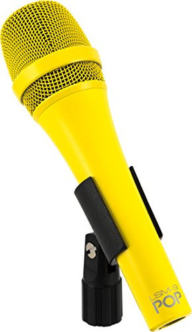 MXL Mics LSM-9-POP Premium Dynamic Handheld Vocal Microphone, Yellow, LSM-9 POP