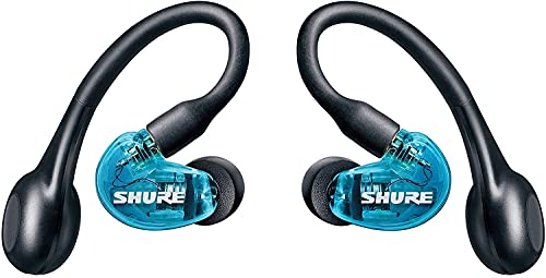 Shure Ear Headphones &amp; Monitors, Blue earphones BLUETOOTH (AONIC 215 TW2)
