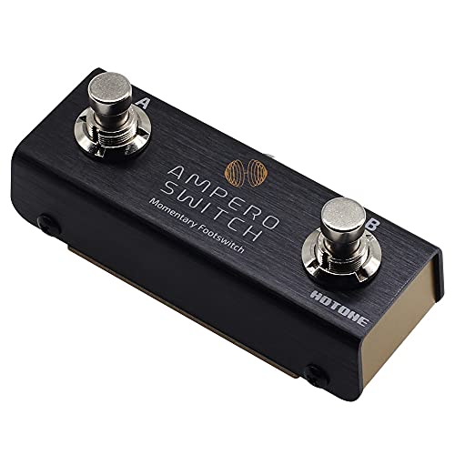Hotone Ampero Switch 2-Way Momentary Dual Footswitch Foot Controller 1/4-Inch Pedal Switcher (FS-1(Ampero Switch))