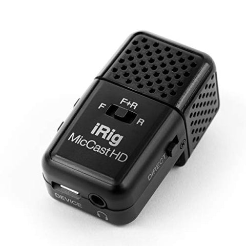IK Multimedia iRig Mic Cast HD Pocket-Sized Microphone for iPhone, iPad, and Android Devices