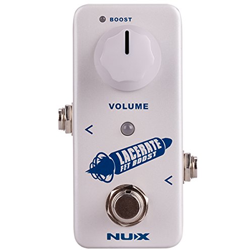 NUX Lacerate Mini Booster Guitar Boost Pedal Dual FET Circuit Design Clean &amp;amp;amp;amp; Crank Boost True Bypass or Buffer Bypass