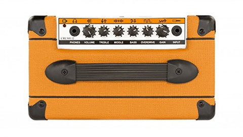 Orange Crush 12 CRUSH12 Watt Guitar Amp Combo, 12 Watts Solid State w/ 6&quot; Speaker, orange