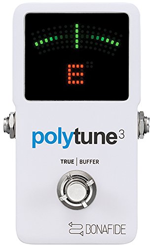 TC Electronic PolyTune 3 Polyphonic LED Guitar Tuner Pedal w/Buffer (Refurb)
