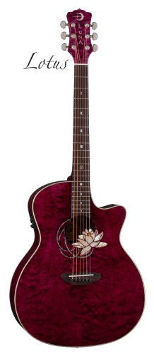 Luna Flora Lotus Trans Plum/Quilted Maple, FLO LOT QM