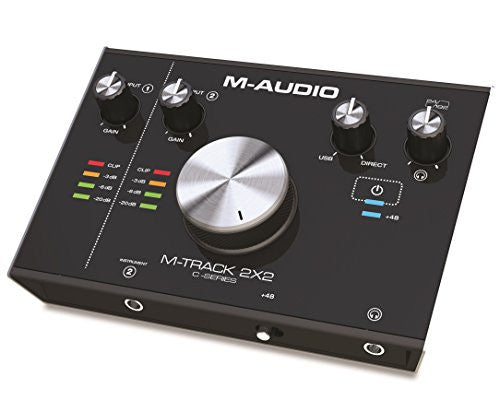 M-Audio M-Track 2X2 C-Series | 2-in/2-out USB Audio Interface (24-bit/192kHz) Refurb