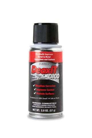 Hosa D100S-2 CAIG DeoxIT Contact Cleaner, 100% Spray, 2 oz